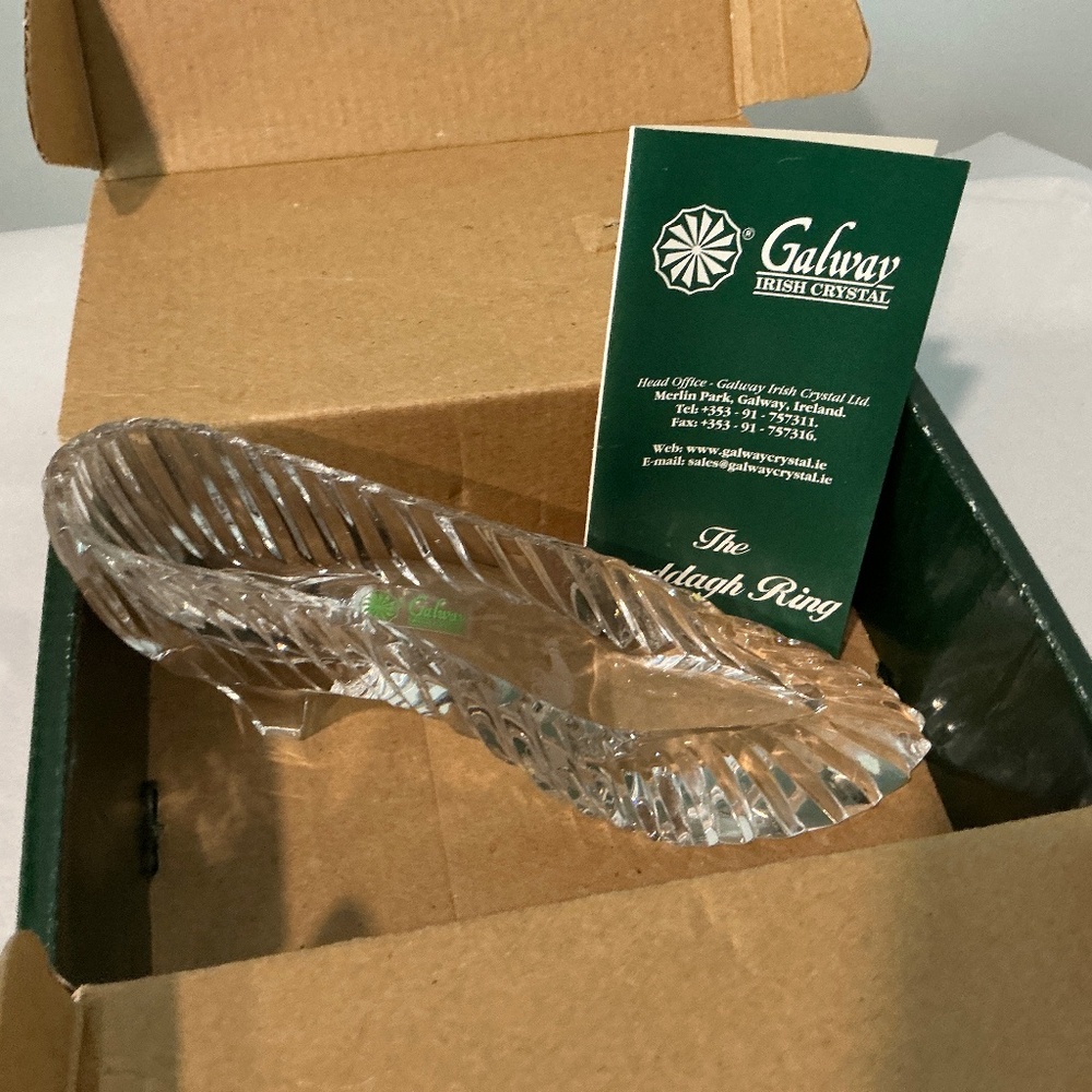 Galway Irish Crystal Cinderella’s Slipper